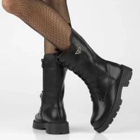 Leather ankle boots Filippo DBT6302/25 BK black