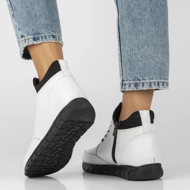 Artiker leather boots 55C0906 white