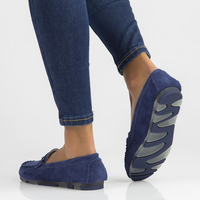 Leather loafers Filippo DP1202/22 BL blue