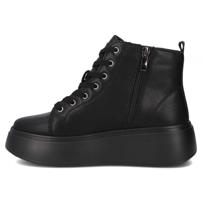 Leather ankle boots Filippo DBT6338/25 BK black