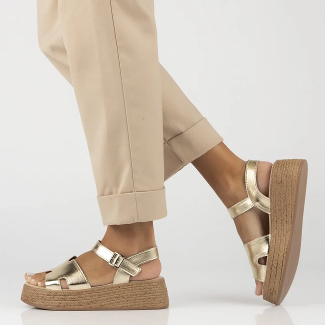 Leather sandals Filippo DS7024/25 GO gold