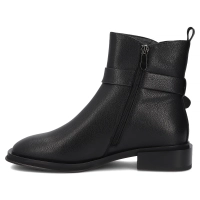 Skórzane botki Filippo DBT8152/26 BK czarny