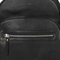 Skórzany plecak Toscanio T1144 czarny