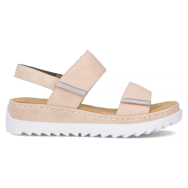 Leather sandals Rieker V4475-31 ROSA