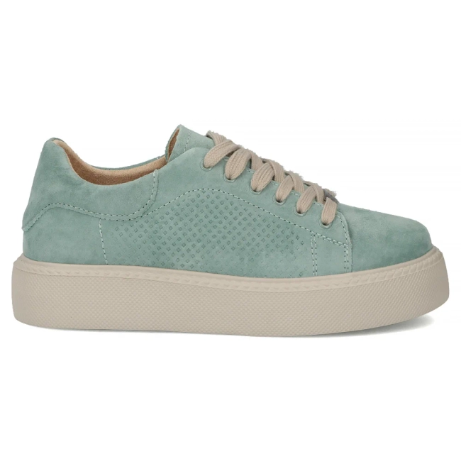 Leather sneakers Filippo DP7502/26 GE green