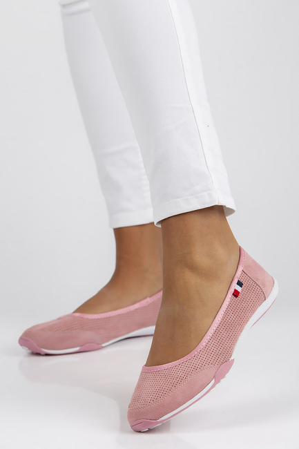 Leather shoes Filippo DP143/22 PI pink