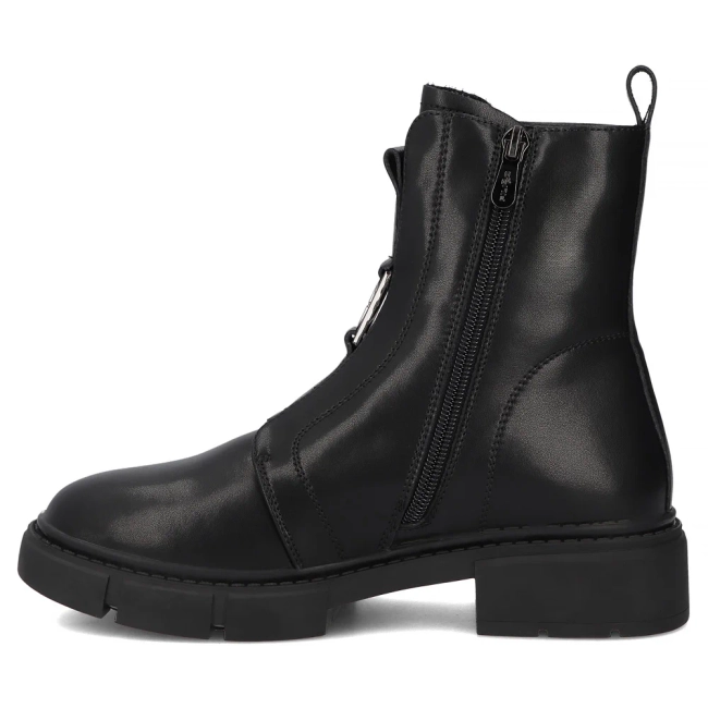Leather ankle boots Filippo DBT6524/25 BK black
