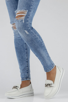 Leather shoes Filippo DP3555/22 WH white