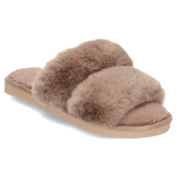 Fur slippers Khaki YL-60