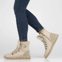 Leather ankle boots Filippo DBT6363/24 BE beige