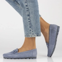 Leather loafers Filippo DP3630/24 BL blue