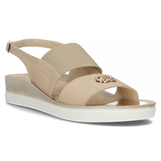 Leather sandals Filippo 179 beige