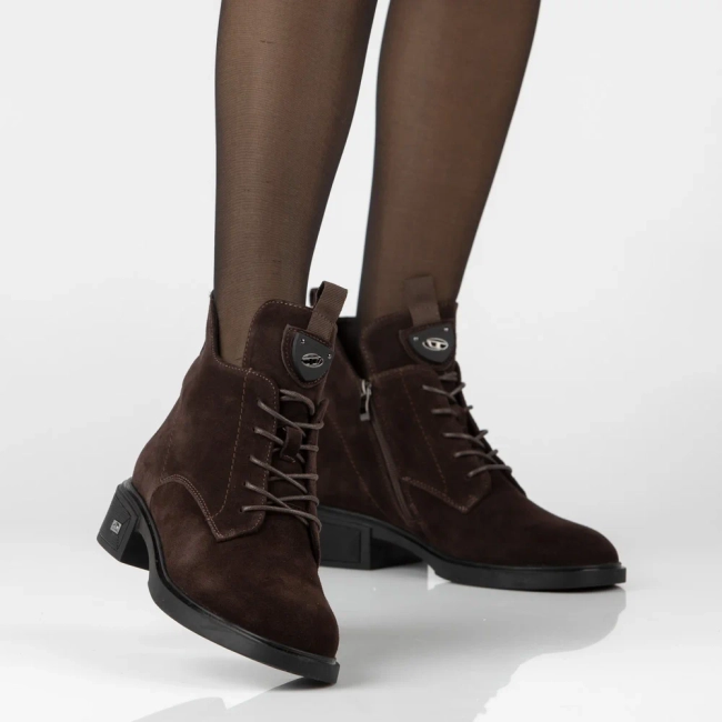 Leather ankle boots Filippo DBT7952/26 D BR brown