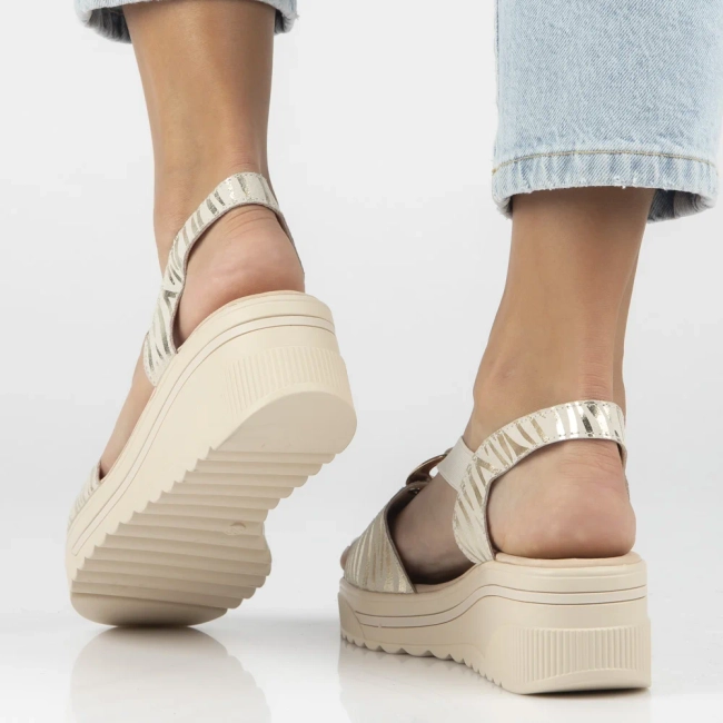 Leather sandals Filippo DS7576/26 GO gold