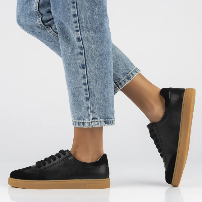 Leather shoes Filippo DP6128/24 BK black