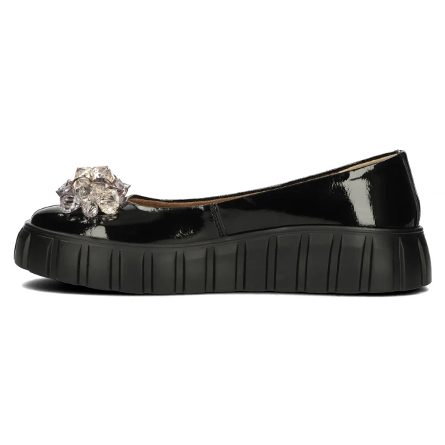 Leather shoes Filippo DP4682/24 BK black