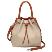 Khaki shoulderbag city bucket