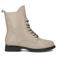 Skórzane botki Filippo DBT7222/25 BE beżowe