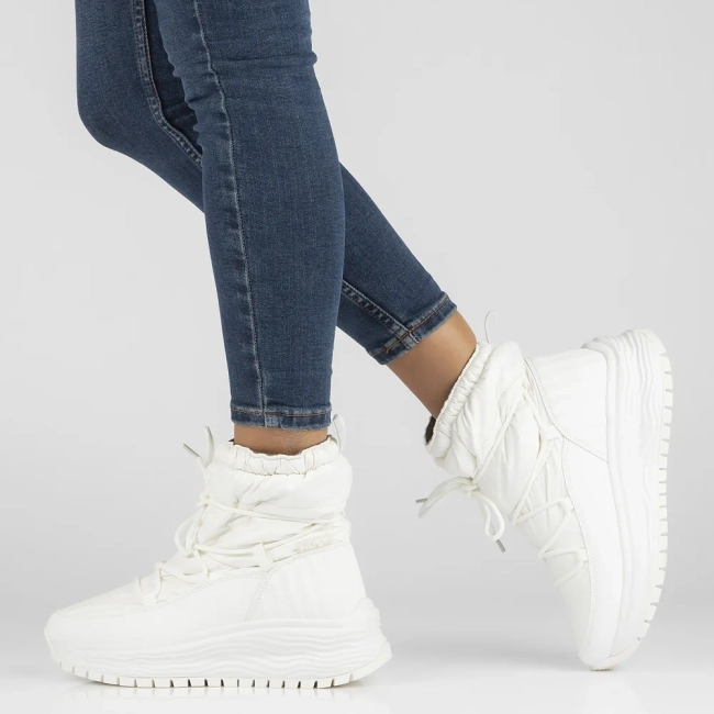 Filippo snow boots with membrane DBT6647/24 WH white