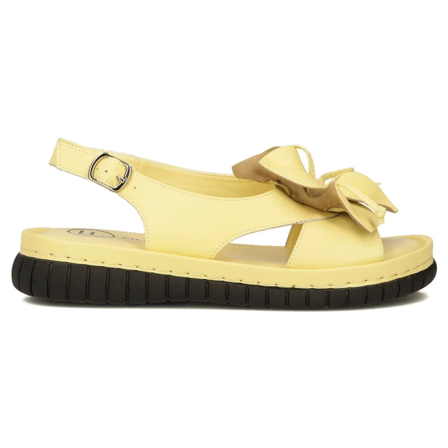 Leather sandals Filippo DS6965/25 YL yellow