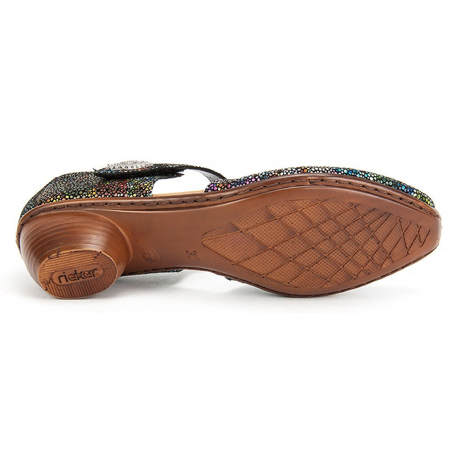 Półbuty Rieker 43711-90 multicolor