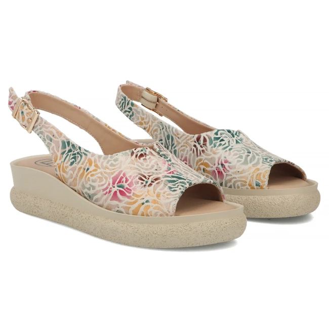 Leather sandals Filippo DS7581/26 MLT multicolor