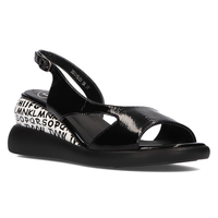 Wedge sandals Filippo DS2315/21 BK black
