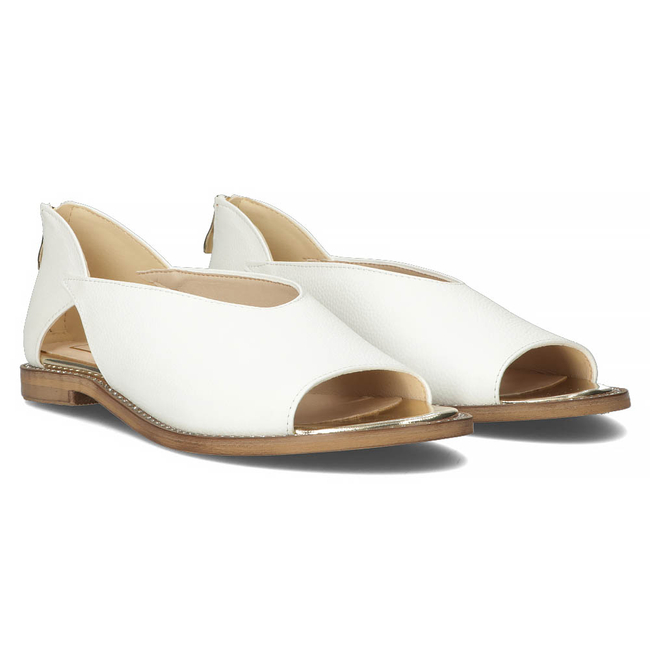 Leather sandals Filippo 178 white