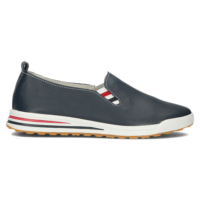 Leather shoes Filippo DP3510/23 NV navy blue
