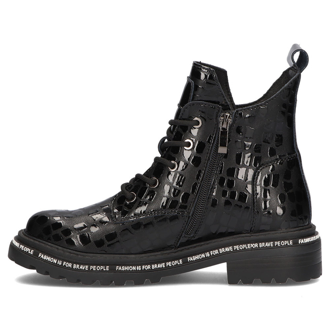 Leather ankle boots Filippo DBT3216/21 BK black