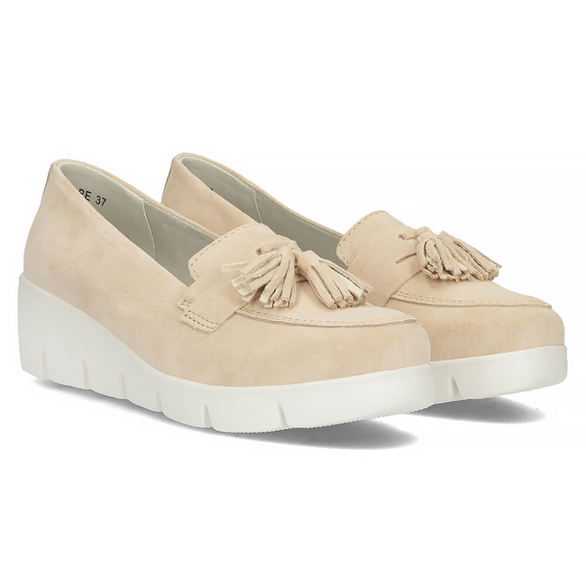 Leather shoes Filippo DP3162/23 BE beige