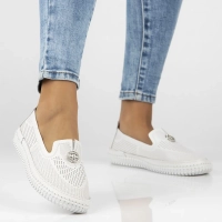 Leather shoes Filippo DP6838/25 WH white