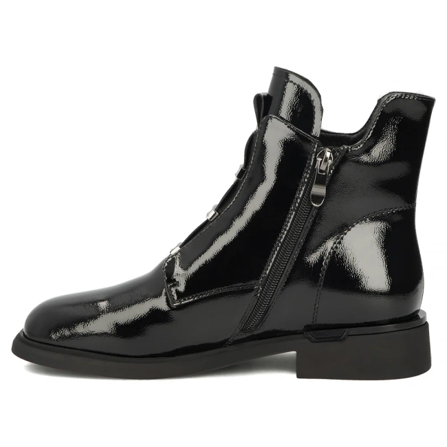 Leather ankle boots Filippo DBT8133/26 BK black