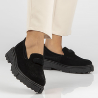 Leather shoes Filippo DP4546/23 BK black