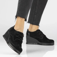 Leather shoes Filippo DP4905/23 BK black