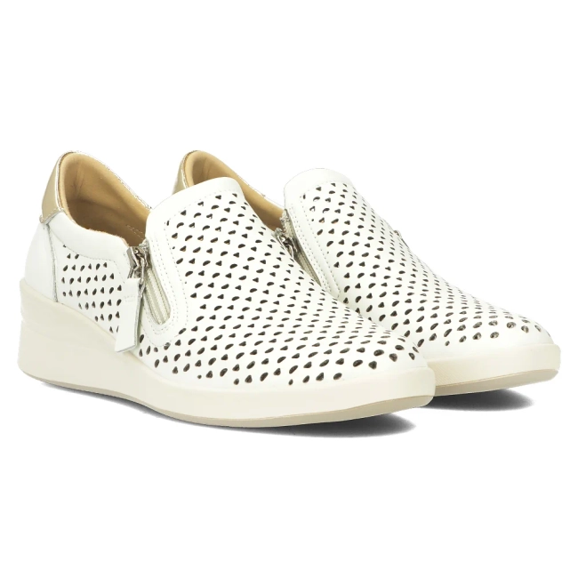 Leather shoes DP6210/24 BE beige