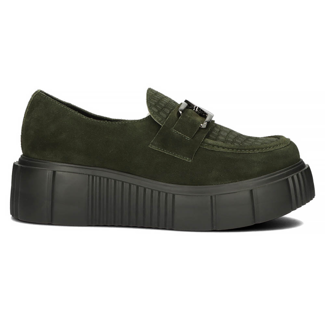 Leather shoes Filippo 20101 W olive