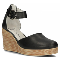 Leather sandals Filippo DP3519/23 BK black