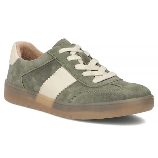 Leather sneakers FilippoDP6770/25 KH khaki