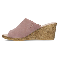 Skórzane klapki Filippo DK2143/21 SD wrzosowy-beż