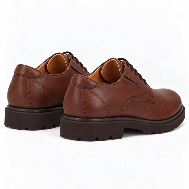 Leather shoes Filippo MP8010/26 LT BR brown