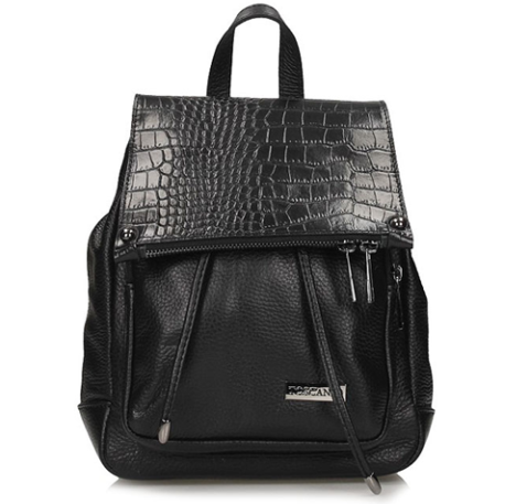 Backpack Toscanio Leather C88 black