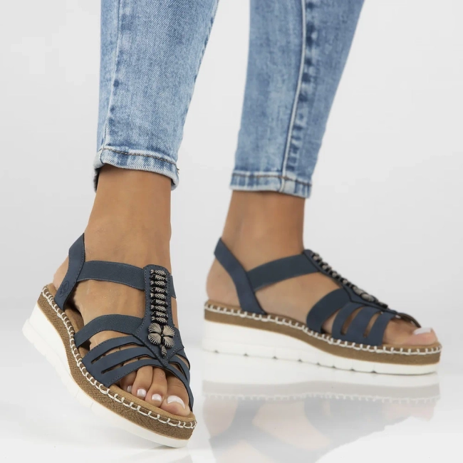 Sandals Rieker V1206-14 blue