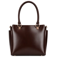 Dark brown handbag Réka