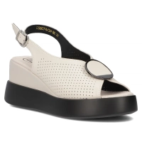 Leather sandals Filippo DS6074/25 BE beige