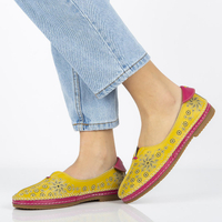 Leather shoes Filippo DP1224/20 YL Yellow