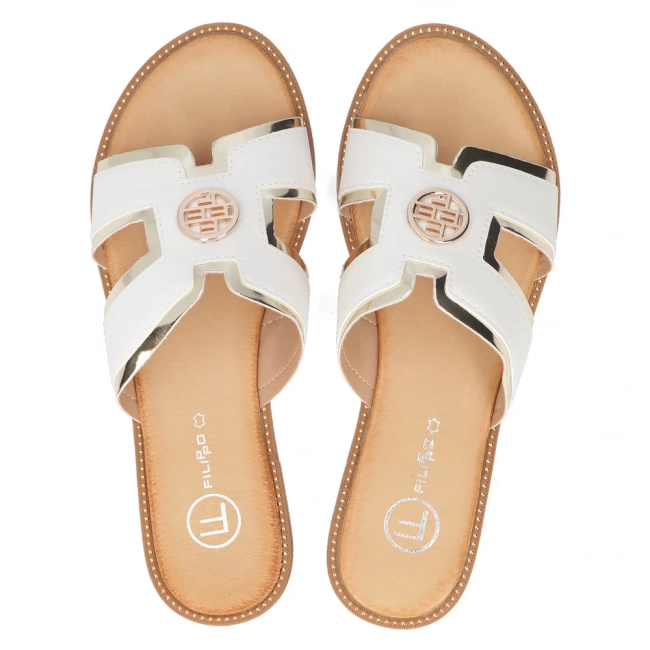 Flip-flops Filippo DK6921/25 WH white