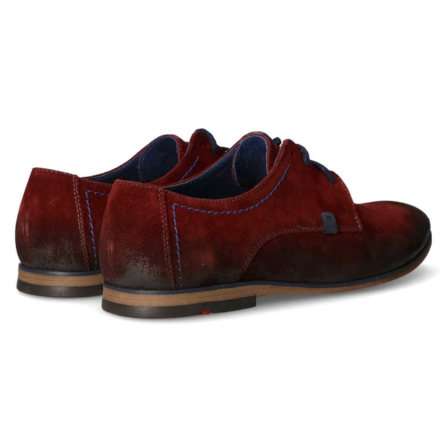 Leather shoes Filippo 239 burgundy velor