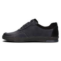Leather shoes Filippo 918 navy blue