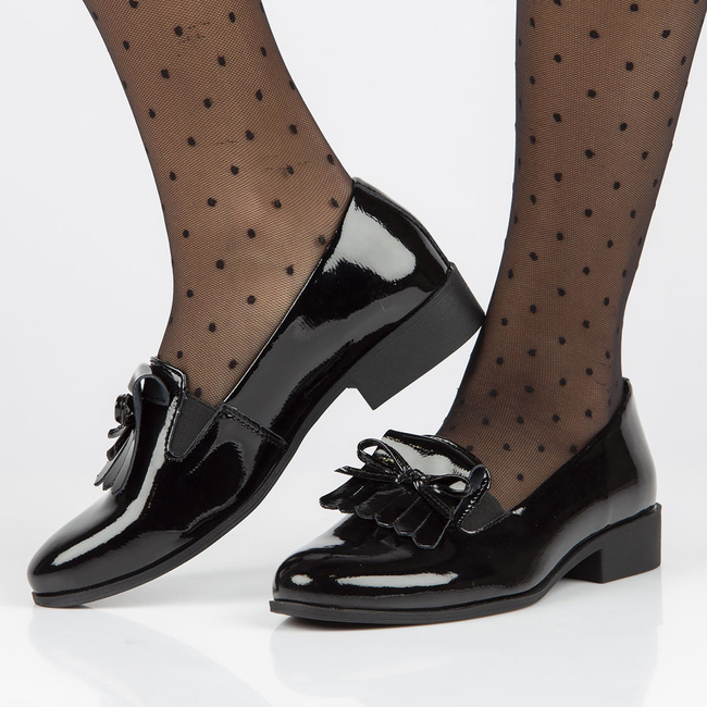 Leather shoes Filippo DP3175/21 BK black